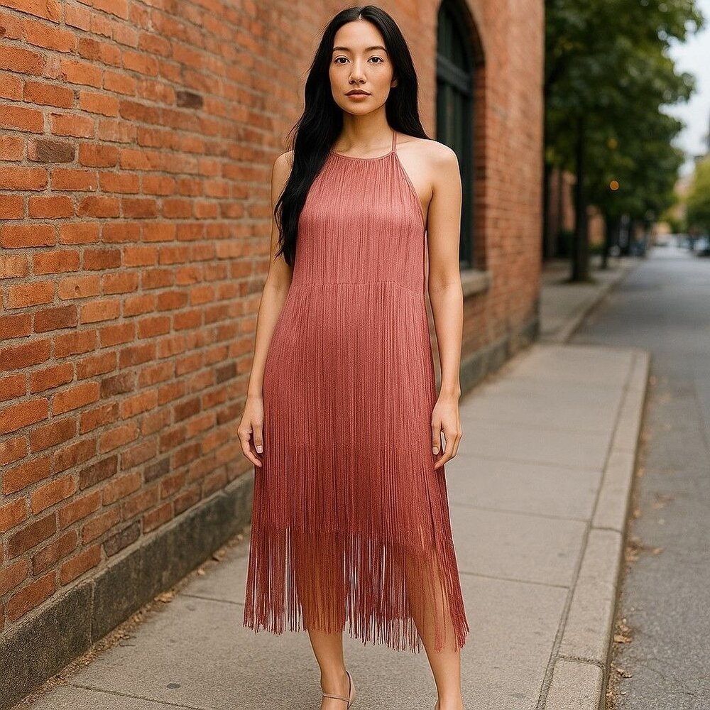 FORE formal fashion midi dress Women's Size M‎